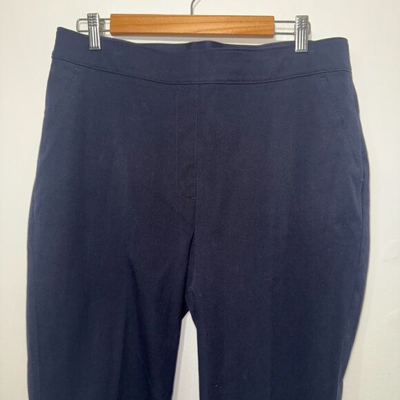 SPANX On The Go Ankle Slim Straight Pant -  Navy L - Picture 4 of 8